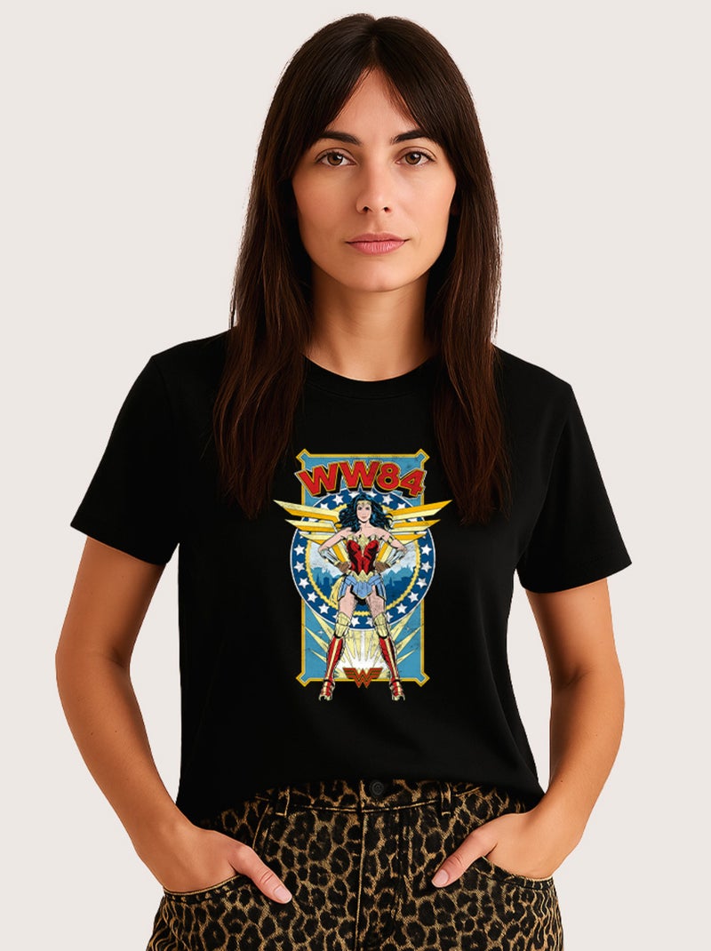 T-shirt Femme - WONDER WOMAN 84 Noir - Kiabi
