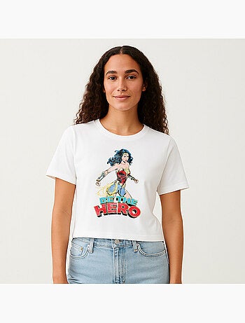 T-shirt Femme - WONDER WOMAN BE THE HERO 2