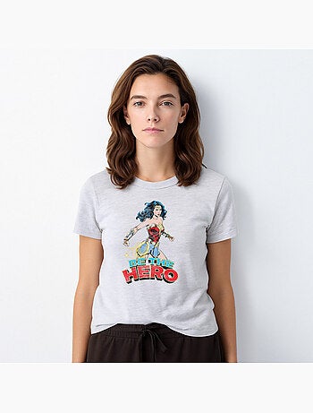T-shirt Femme - WONDER WOMAN BE THE HERO 2
