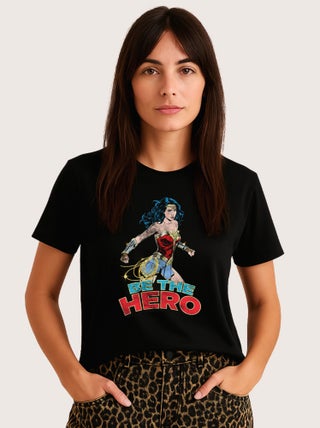 T-shirt Femme - WONDER WOMAN BE THE HERO 2