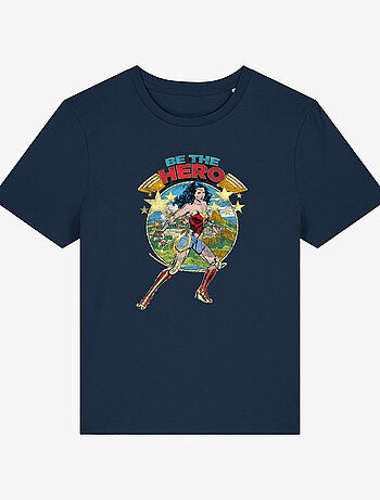 T-shirt Femme - WONDER WOMAN BE THE HERO