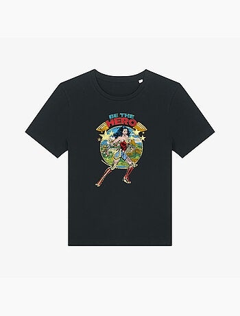 T-shirt Femme - WONDER WOMAN BE THE HERO