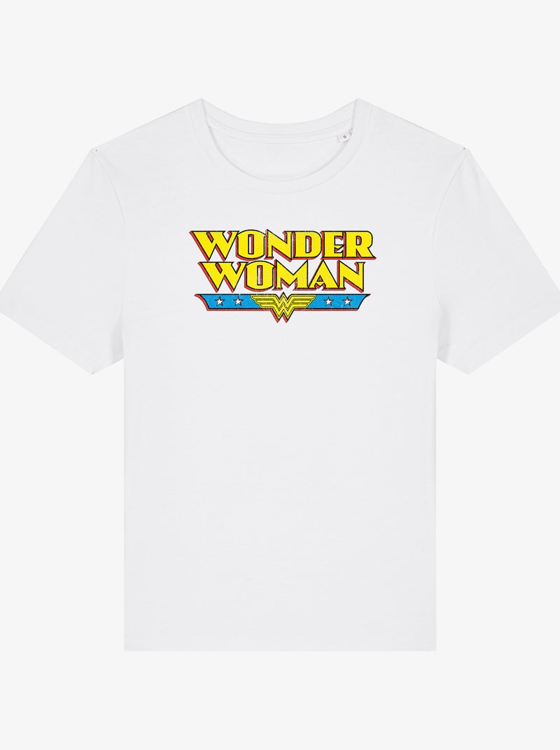 T-shirt Femme - WONDER WOMAN Blanc - Kiabi