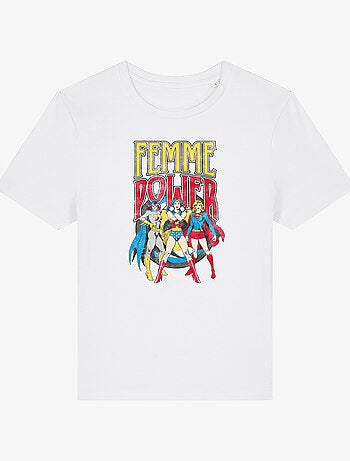 T-shirt Femme - WONDER WOMAN FEMME POWER