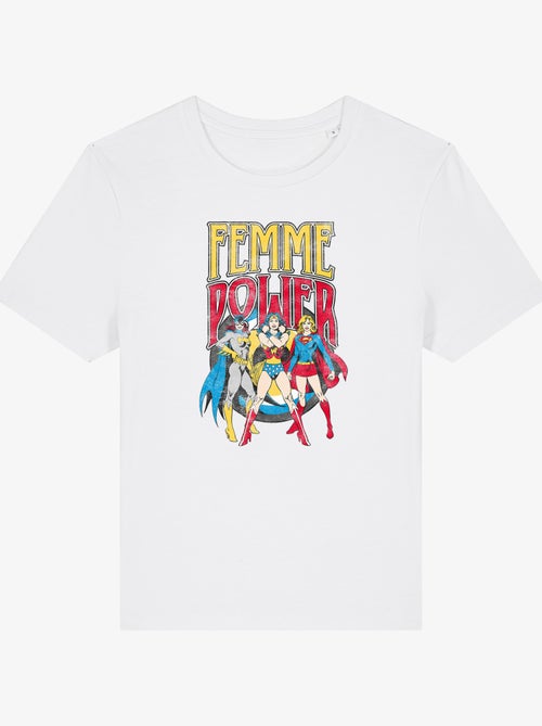 T-shirt Femme - WONDER WOMAN FEMME POWER - Kiabi
