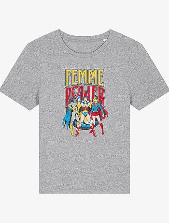 T-shirt Femme - WONDER WOMAN FEMME POWER