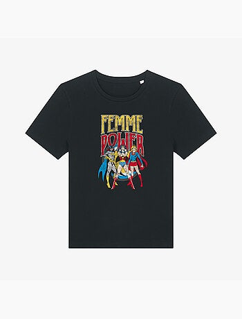 T-shirt Femme - WONDER WOMAN FEMME POWER
