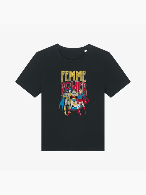 T-shirt Femme - WONDER WOMAN FEMME POWER - Kiabi