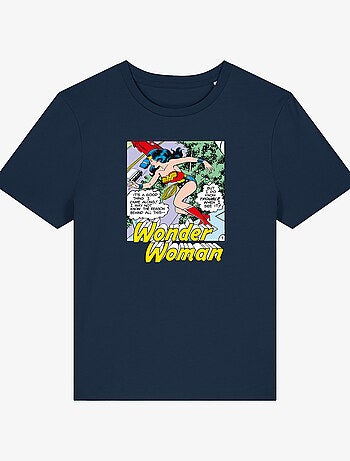 T-shirt Femme - WONDER WOMAN I DO KNOW TROUBLE WHEN I SEE IT