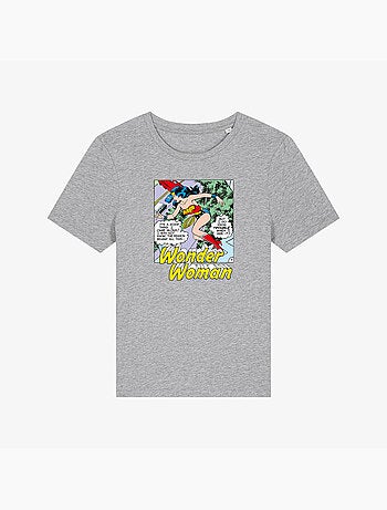 T-shirt Femme - WONDER WOMAN I DO KNOW TROUBLE WHEN I SEE IT