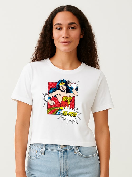 T-shirt Femme - WONDER WOMAN KA POW - Kiabi