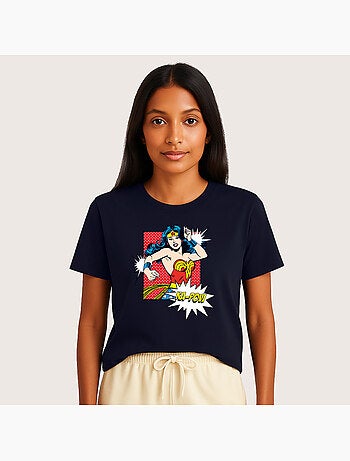 T-shirt Femme - WONDER WOMAN KA POW