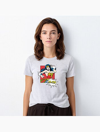 T-shirt Femme - WONDER WOMAN KA POW