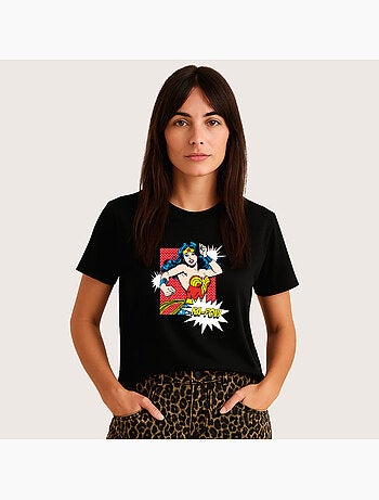 T-shirt Femme - WONDER WOMAN KA POW