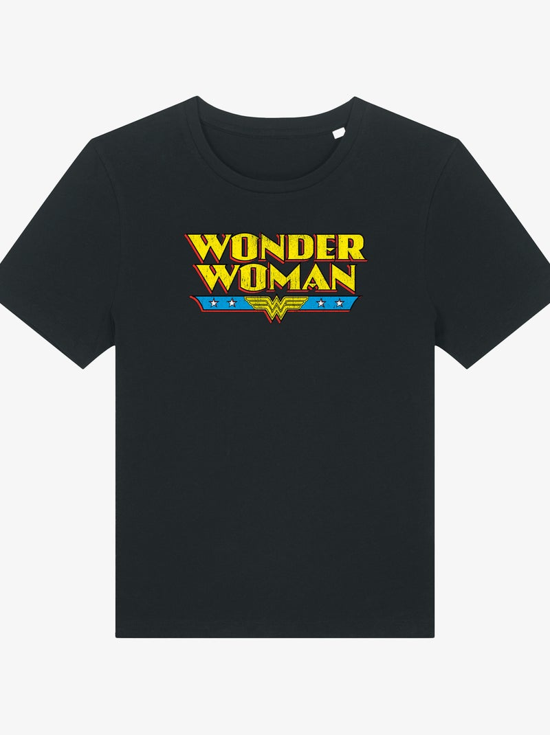 T-shirt Femme - WONDER WOMAN Noir - Kiabi