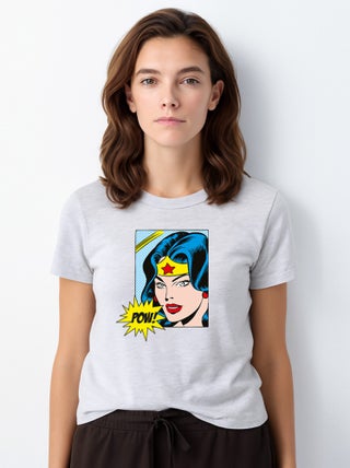 T-shirt Femme - WONDER WOMAN POW