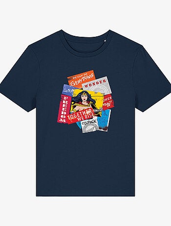 T-shirt Femme - WONDER WOMAN TOGETHER WE RISE