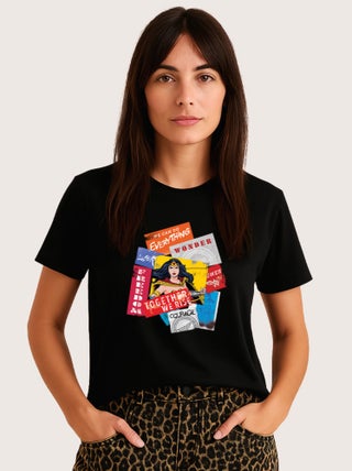 T-shirt Femme - WONDER WOMAN TOGETHER WE RISE