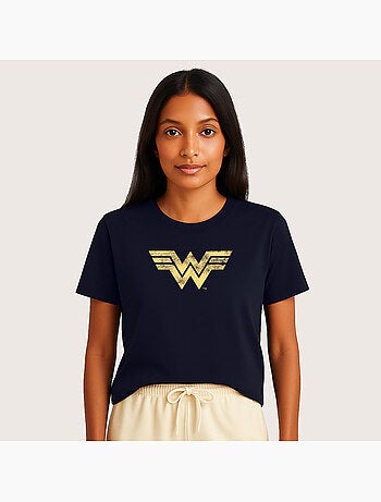 T-shirt Femme - WONDER WOMAN VINTAGE LOGO