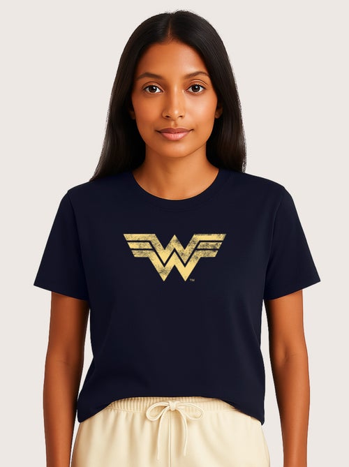 T-shirt Femme - WONDER WOMAN VINTAGE LOGO - Kiabi