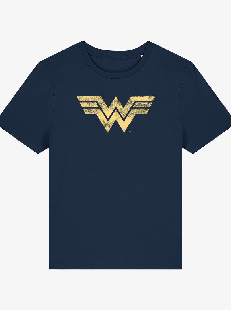 T-shirt Femme - WONDER WOMAN VINTAGE LOGO Bleu marine - Kiabi