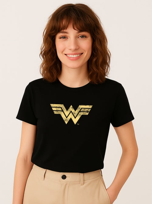 T-shirt Femme - WONDER WOMAN VINTAGE LOGO - Kiabi