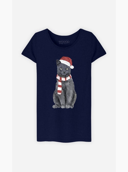 T-shirt Femme - XMAS CAT - Kiabi