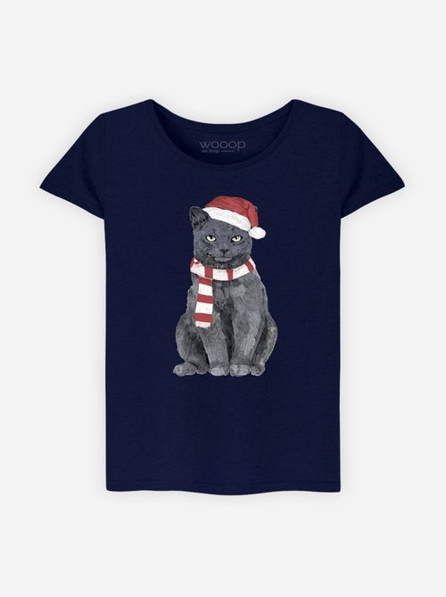 T-shirt Femme - XMAS CAT - Kiabi