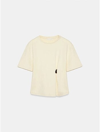 T-shirt femme à col rond et manches courtes dilvin