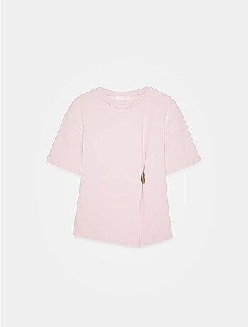 T-shirt femme à col rond et manches courtes dilvin