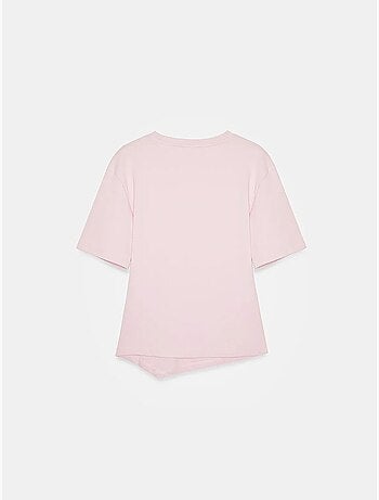T-shirt femme à col rond et manches courtes dilvin