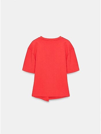 T-shirt femme à col rond et manches courtes dilvin