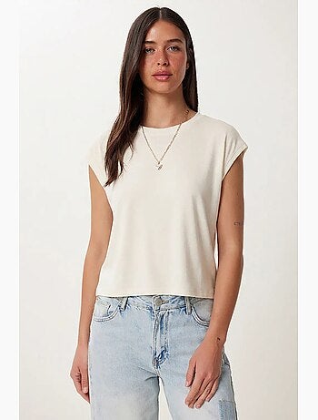 T-shirt femme à col rond et manches courtes istanbul