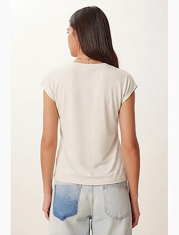 T-shirt femme à col rond et manches courtes istanbul