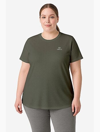 T-shirt femme à col rond tommy