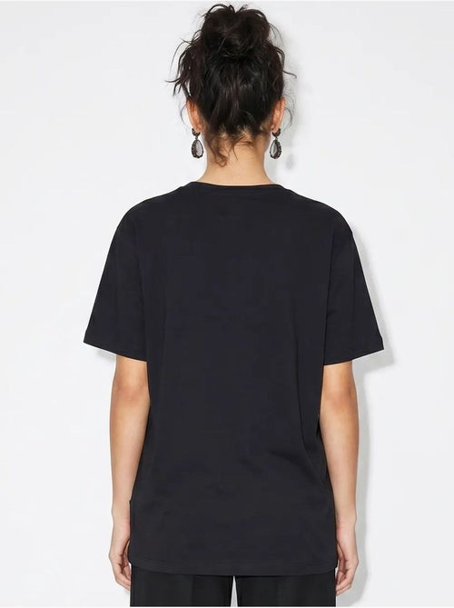 T-shirt femme à imprimé abstrait et col v lucci - Kiabi T-shirt femme à imprimé abstrait et col v lucci - Kiabi