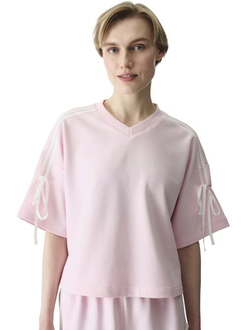 T-shirt femme avec détail nœud penti - Kiabi T-shirt femme avec détail nœud penti - Kiabi