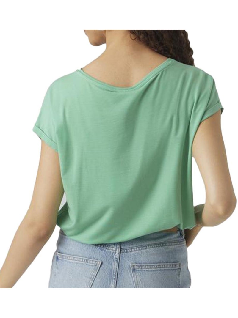 T-shirt Femme Aware Vero Moda Ava Vert - Kiabi