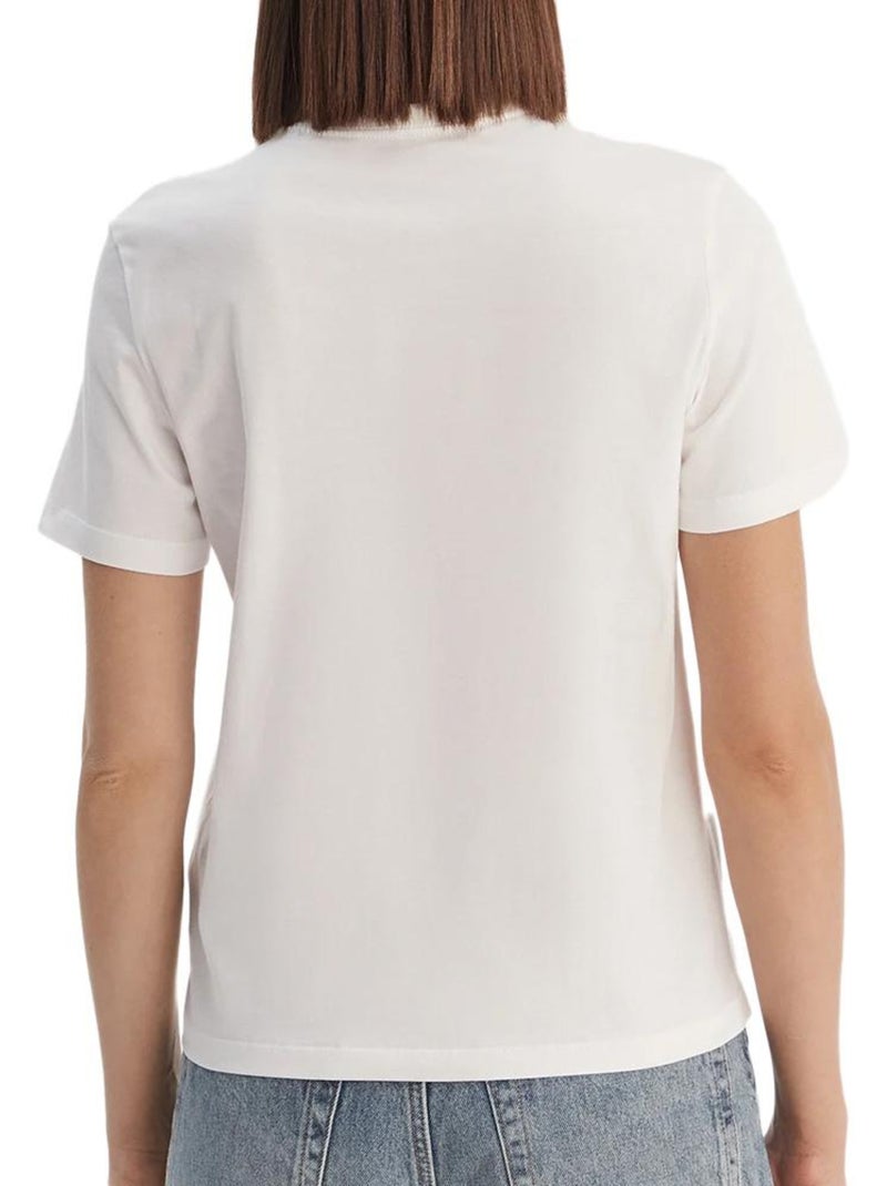 T-shirt femme calvin klein jeans Blanc - Kiabi