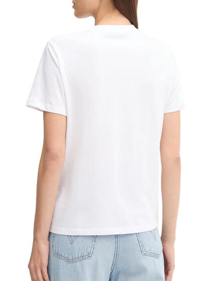 T-Shirt Femme Calvin Klein Jeans Blanc - Kiabi