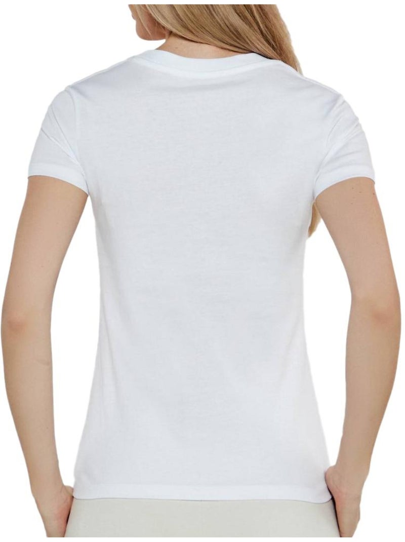 T-shirt femme calvin klein jeans Blanc - Kiabi