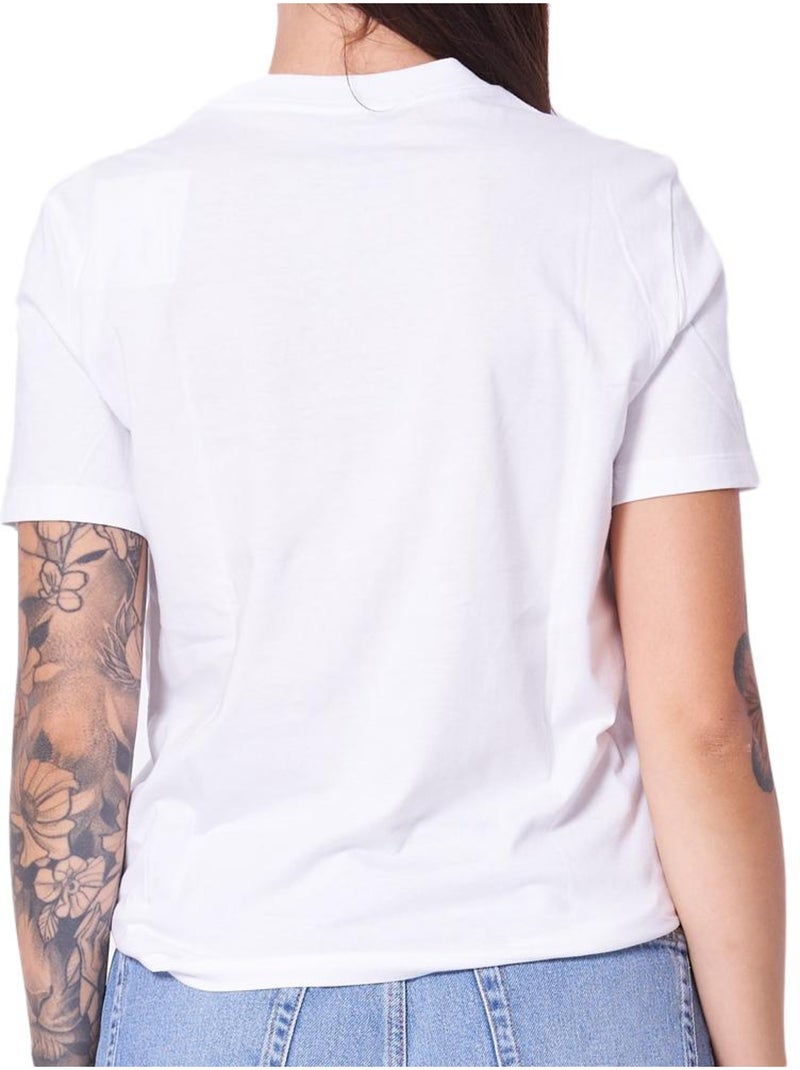 T-Shirt Femme Calvin Klein Jeans Blanc - Kiabi