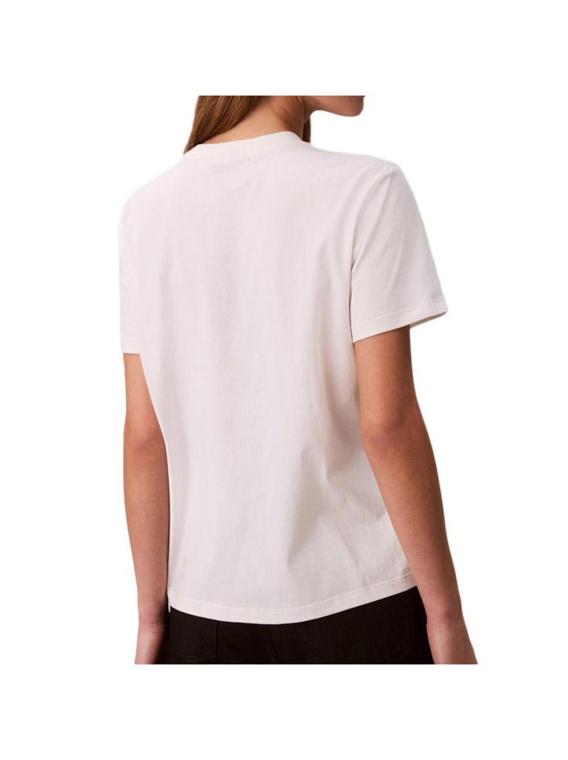 T-Shirt Femme Calvin Klein Jeans Blanc - Kiabi