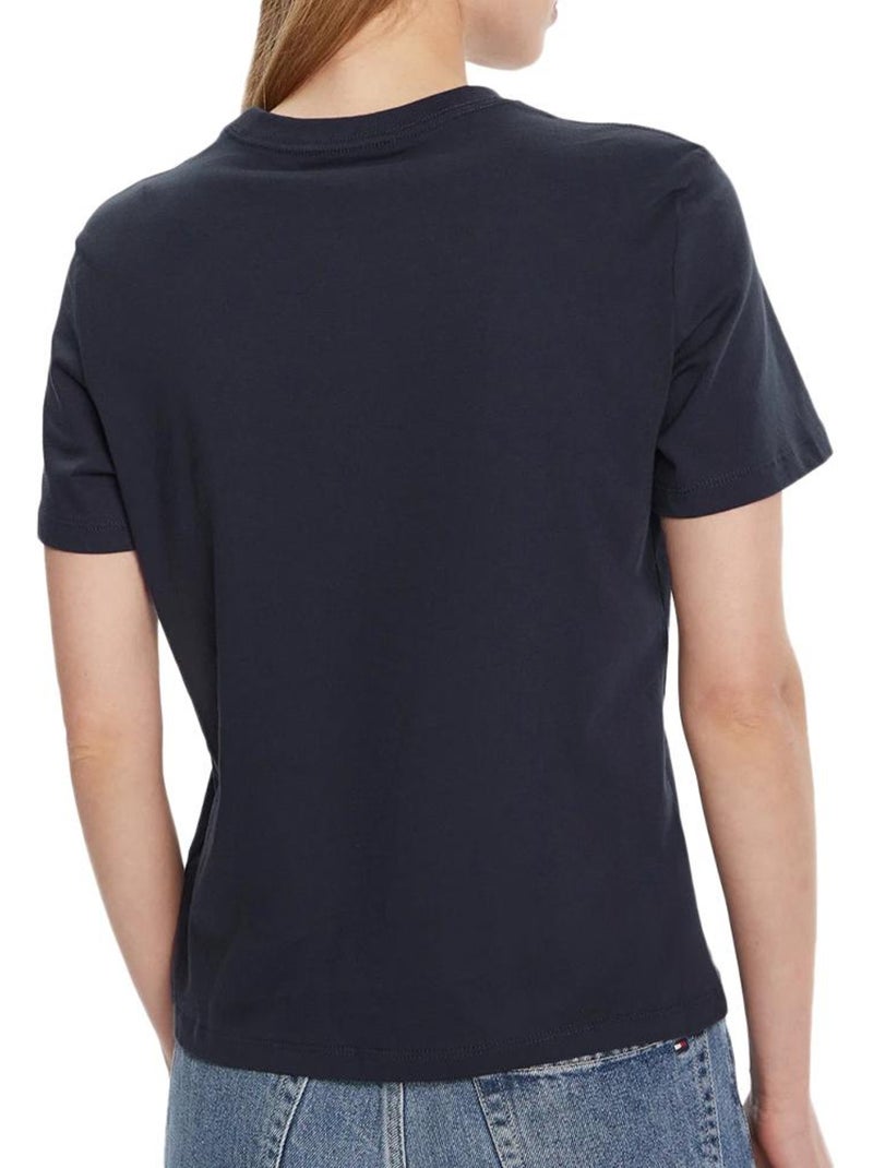 T-Shirt Femme Calvin Klein Jeans Bleu marine - Kiabi