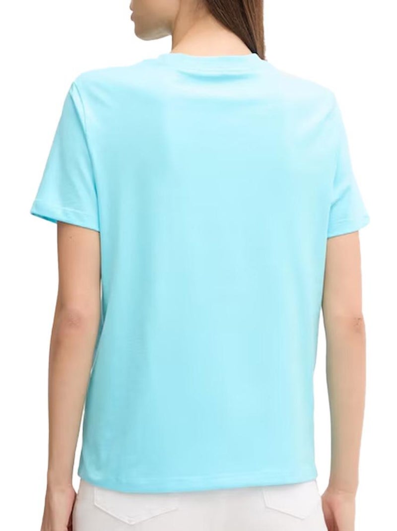 T-shirt Femme Calvin Klein Jeans Bleu - Kiabi