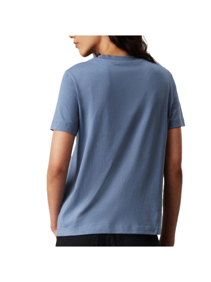 T-shirt Femme Calvin Klein Jeans Bleu - Kiabi