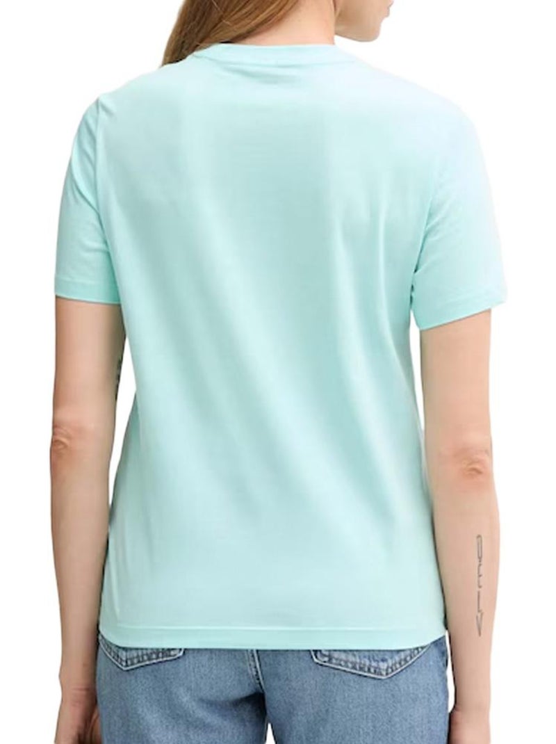 T-Shirt Femme Calvin Klein Jeans Bleu - Kiabi