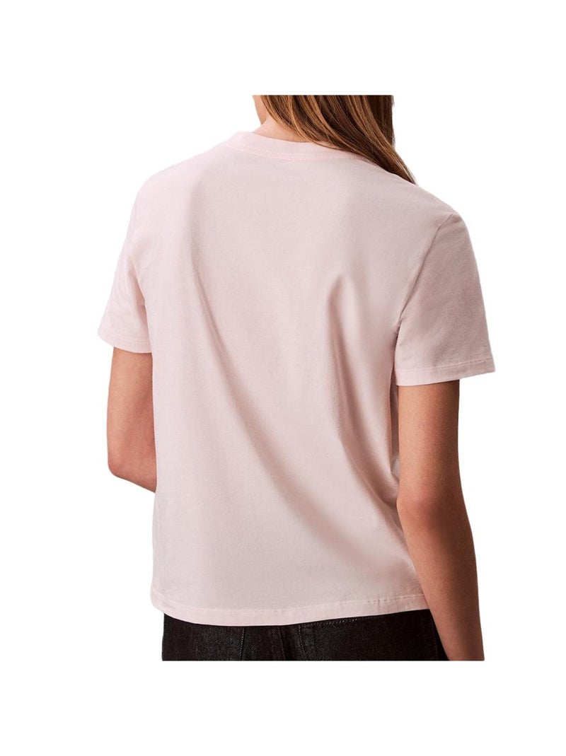 T-Shirt Femme Calvin Klein Jeans Bordeaux - Kiabi