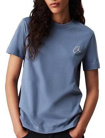 T-shirt Femme Calvin Klein Jeans Embroidered