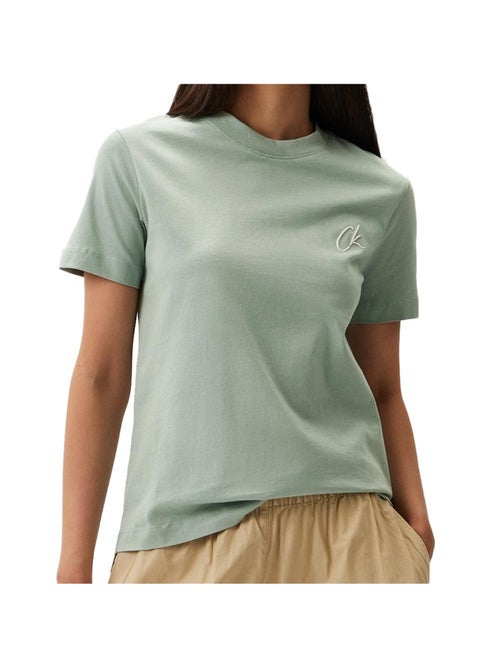 T-shirt Femme Calvin Klein Jeans Embroidered - Kiabi